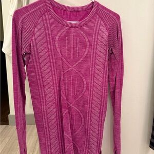 lululemon athletica Pink Long Sleeve Top